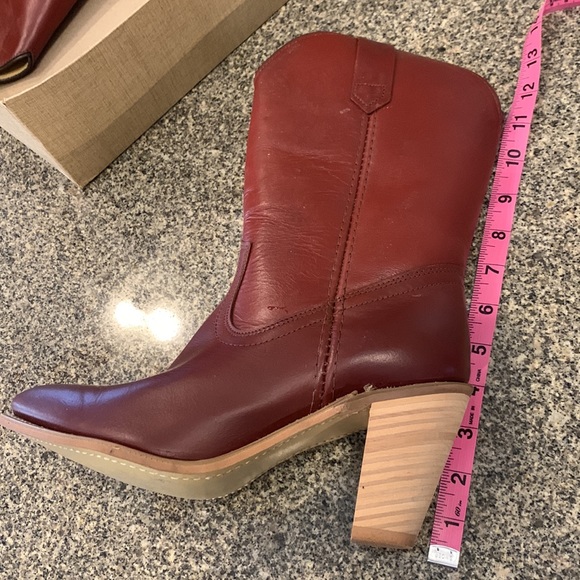 Vintage Frye American Classics Leather Heeled Boots Made in USA 9.5 - Picture 5 of 8